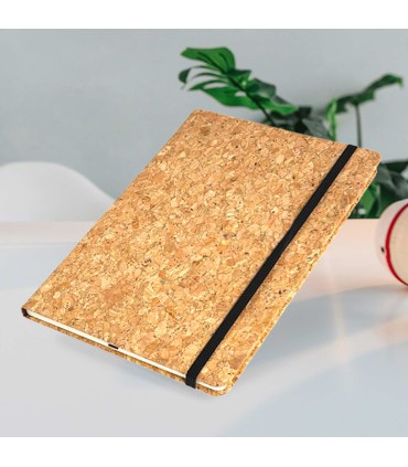 Cork Notebook with Book Band
